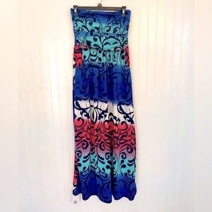 Leadingstar strapless maxi dress - Small